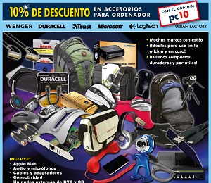 10% de descuento en accesorios de informatica en zoombits